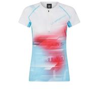 Tee shirt trail running La sportiva Veloce (Malibu Blue/White) femme XS