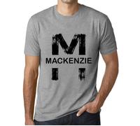 Tee-Shirt - ULTRABASIC - Mackenzie - Vintage Gris - 100% Coton - Manches Courtes - Confortable XXL