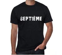Tee-Shirt - ULTRABASIC - Septième - Vintage Noir - 100% Coton - Manches Courtes - Confortable S