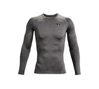 Tee-shirt - Under Armour - Heatgear LS - Manches longues - Col rond - Gris foncé/noir L