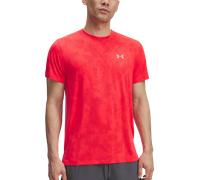 Under Armour Launch Camo Maillot De Course Hommes - Rouge Fluo, Taille XL