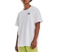 Under Armour Logo Embroidered Heavyweight Short Sleeve T-shirt Blanc S Homme