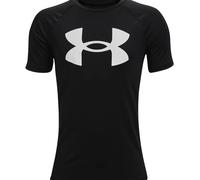 T-shirt Under Armour Tech Big Logo manche courte noir blanc garçon - XL