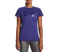 Under Armour Tech Twist Big Logo T-Shirt à Manches Courtes Graph, Bleu Sonar, XS Femme