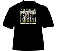 Tee Shirt Unisex 1960'S Brit Pop Legends The Animals T Shirt Manches Courtes(Large)