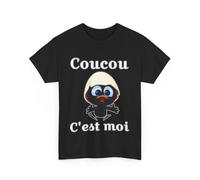 Tee Shirt Unisex Caliméro Homme/Femme Couleur Black, Taille 2XL