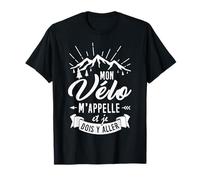 Tee Shirt Velo Homme Femme Cycliste Mon Vélo m'appelle T-Shirt