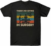 Tee Shirt Vintage Black Crying in Men's Cotton Retro Thereˉs Mens Women T Shirt 100% Cotton No Surgery Manches Courtes(Medium)