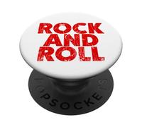 Tee-Shirt Vintage Grunge Old Rock & Roll Music, Rock and Roll PopSockets PopGrip Adhésif
