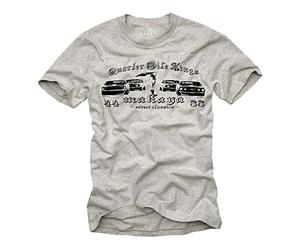 Tee Shirt Vintage Homme Mustang Quarter Mile Race Taille S