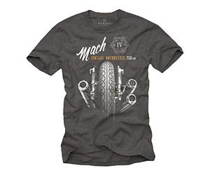 Tee Shirt Vintage Moto Homme Mach 4