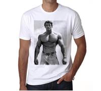 Tee-Shirt Vintage - ULTRABASIC - Arnold Schwarzenegger - 100% Coton - Manches Courtes - Confortable M