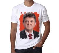 Tee-Shirt Vintage - ULTRABASIC - Jean-Luc Mélenchon - 100% Coton - Manches Courtes - Confortable XXXL