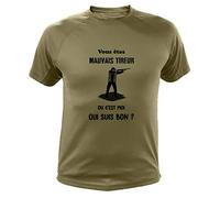 Tee Shirt, Vous êtes Mauvais tireur ou C'est Moi Qui suis Bon ? (XL,276, Vert)