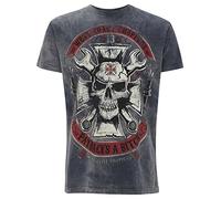 Tee Shirt West Coast Choppers Mechanic Vintage Bleu (Xxl , Bleu)