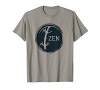 Tee-shirt Zen - Japonais Bambou Zen Cercle Peinture Enso Shirt T-Shirt