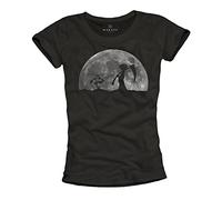 Tee Shirts Femme Logo LA Mort dans Le Jardin Noir S