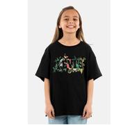 tee shirts manches courtes levis oversized tropical 23 black 16 ans