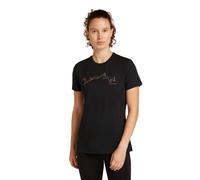 Tee thermique femme à manches courtes Icebreaker Merino 150 Tech Lite Short Sleeve Tee Airbourne Wmn noir S