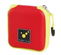 tee-uu Ampusafe Small - Différentes variantes de couleurs - 10 x 2,7 x 10 cm - 8 passants élastiques en deux tailles - Petit - Pour une utilisation quotidienne, rouge, Ampullarium