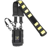 tee-uu Channel Étui pour appareil radio | à accrocher | Protection pendulaire | Passants de système MOLLE | Ouverture de drainage, Noir , 8 x 13 x 6 cm