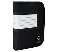 tee-uu KEYFRIEND Porte-clés noir | Petit | Compact | Peut contenir jusqu'à 10 clés | Se glisse dans la boîte à gants | Modèles d'inscription pour champ d'étiquetage, Noir , 14 x 20,5 x 4cm,