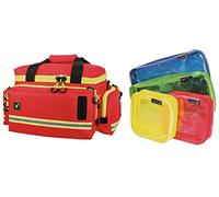 tee-uu MUC-M Trousse d'urgence + pochettes modulaires pratiques, rouge, Trousse de secours