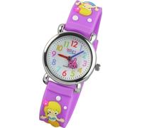 Tee-Wee montre pour enfants sirène bracelet en caoutchouc violet montre analogique UW647V
