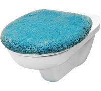 Teeaw-Housse D'abattant De Wc 38 X 48 Cm D¿¿Coupe En Microfibre Douce Housse De Si¿¿Ge De Toilette Pour Un Confort Optimal Et Un Style Turquoise