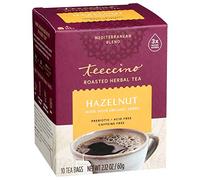 Teeccino Hazelnut Chicory Herbal Tea Bags,Caffeine Free, Acid Free, 10 Count (Pack of 6) by Teeccino