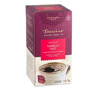 Teeccino Noix de vanille Tisane - Tisane riche et torréfiée sans caféine et prébiotique pour une énergie naturelle, 25 sachets de thé