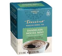 TEECCINO - Organic Dandelion Mocha Mint Herbal Tea Bags - 10 Tea Bags
