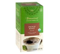 Teeccino Torréfaction française Tisane - Tisane riche et torréfiée sans caféine et prébiotique pour une énergie naturelle, alternative au café, 25 sachets de thé