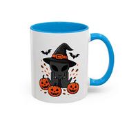 Teecustom Mug Alien Signe JUL Bleu OVNI Style Rap Français Cadeau Original et Fun (HalloB)