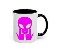 Teecustom Mug Alien Signe JUL Bleu OVNI Style Rap Français Cadeau Original et Fun (RoseN)