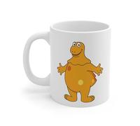 Teecustom Mug Casimir 325ml - Tasse Céramique Personnage Orange - Compatible Lave-Vaisselle et Micro-Ondes - Cadeau Nostalgie Télé