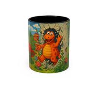 Teecustom Mug Casimir Entrée Détonante dans l’Île aux Enfants Idée Cadeau pour Enfant et Adulte Noir Bleu Rouge
