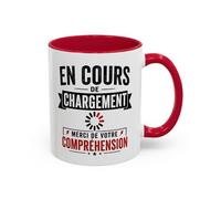Teecustom Mug Drôle Couple et Famille - En Cours de Chargement Merci de Votre Compréhension - Cadeau Humour Quotidien 325ml