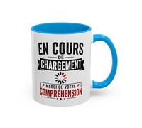 Teecustom Mug Drôle Couple et Famille - En Cours de Chargement Merci de Votre Compréhension - Cadeau Humour Quotidien 325ml