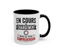 Teecustom Mug Drôle Couple et Famille - En Cours de Chargement Merci de Votre Compréhension - Cadeau Humour Quotidien 325ml