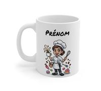 Teecustom Mug Personnalisable Bricoleur Café - Tasse Artisan Électricien 325ml avec Prénom - Cadeau Ouvrier, Papa, Collègue/Métier (patissiere)