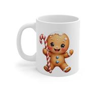 Teecustom Tasse Céramique Bonhomme Pain d’Épices - Mug Noël Mignon - Cadeau Gourmand Festif 325 ml