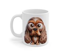 Teecustom Tasse Chien Cocker Spaniel Mignon - Mug Cartoon Chiot Longues Oreilles Douces 325ml Idée cadeau pour enfant et adulte