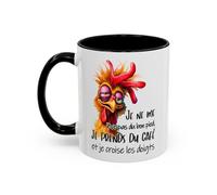 Teecustom Tasse Je Ne Me Lève Pas Du Bon Pied Je Prends Du Café - Mug Humour Matin Drôle 325ml