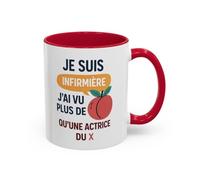 Teecustom Tasse Je Suis Infirmière - Mug Humour Infirmière Cadeau Collègue - Céramique 325ml Noir Bleu Rouge