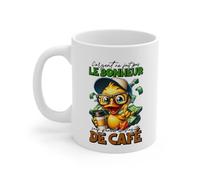 Teecustom Tasse L’Argent Ne Fait Pas Le Bonheur Sauf Quand Il S’Agit De Café - Mug Canard Humour - Cadeau Homme Femme 325ml