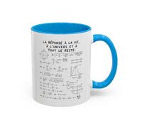 Teecustom Tasse La Réponse à la Vie à l’Univers et à Tout le Reste 42 - Mug Humour Geek Mathématiques Sciences - Cadeau Homme Femme 325ml