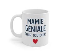 Teecustom Tasse Mamie Géniale - Mug Message Amour Mamie - Cadeau Grand-Mère Original Fête des Grands-Mères 325ml