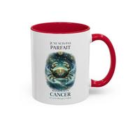 Teecustom Tasse Signe Astrologique Cancer Humour - Je Ne Suis Pas Parfait Mais Je Suis Cancer - Mug Horoscope Cadeau Original