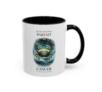 Teecustom Tasse Signe Astrologique Cancer Humour - Je Ne Suis Pas Parfait Mais Je Suis Cancer - Mug Horoscope Cadeau Original